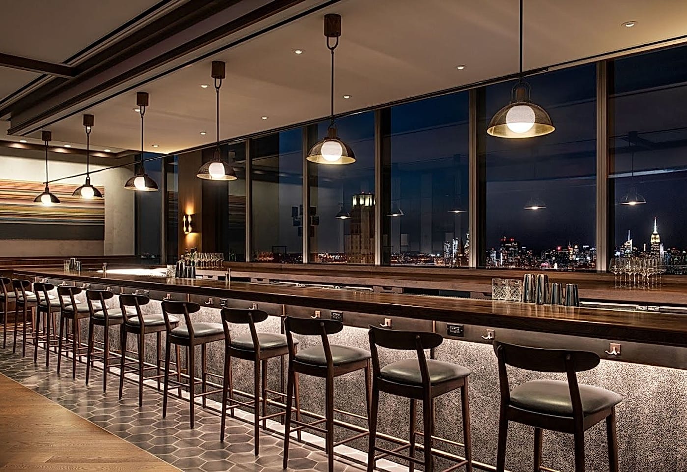 the bar at manhatta rooftop bars finantial district fidi nyc