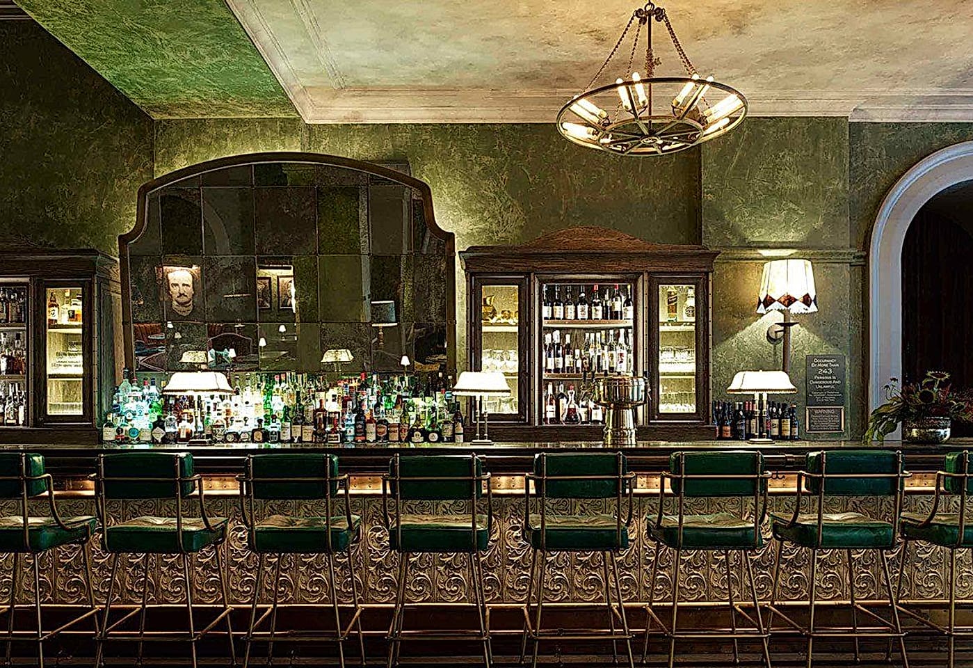 the bar room at the beekman fidi financial district birthday restaurants nyc