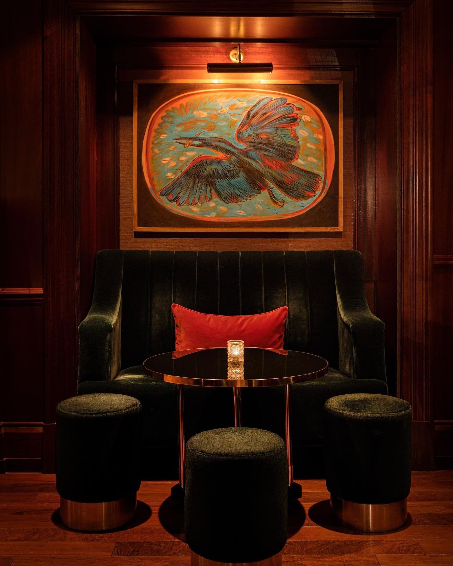 interior of the bloomsbury club bloomsbury bar