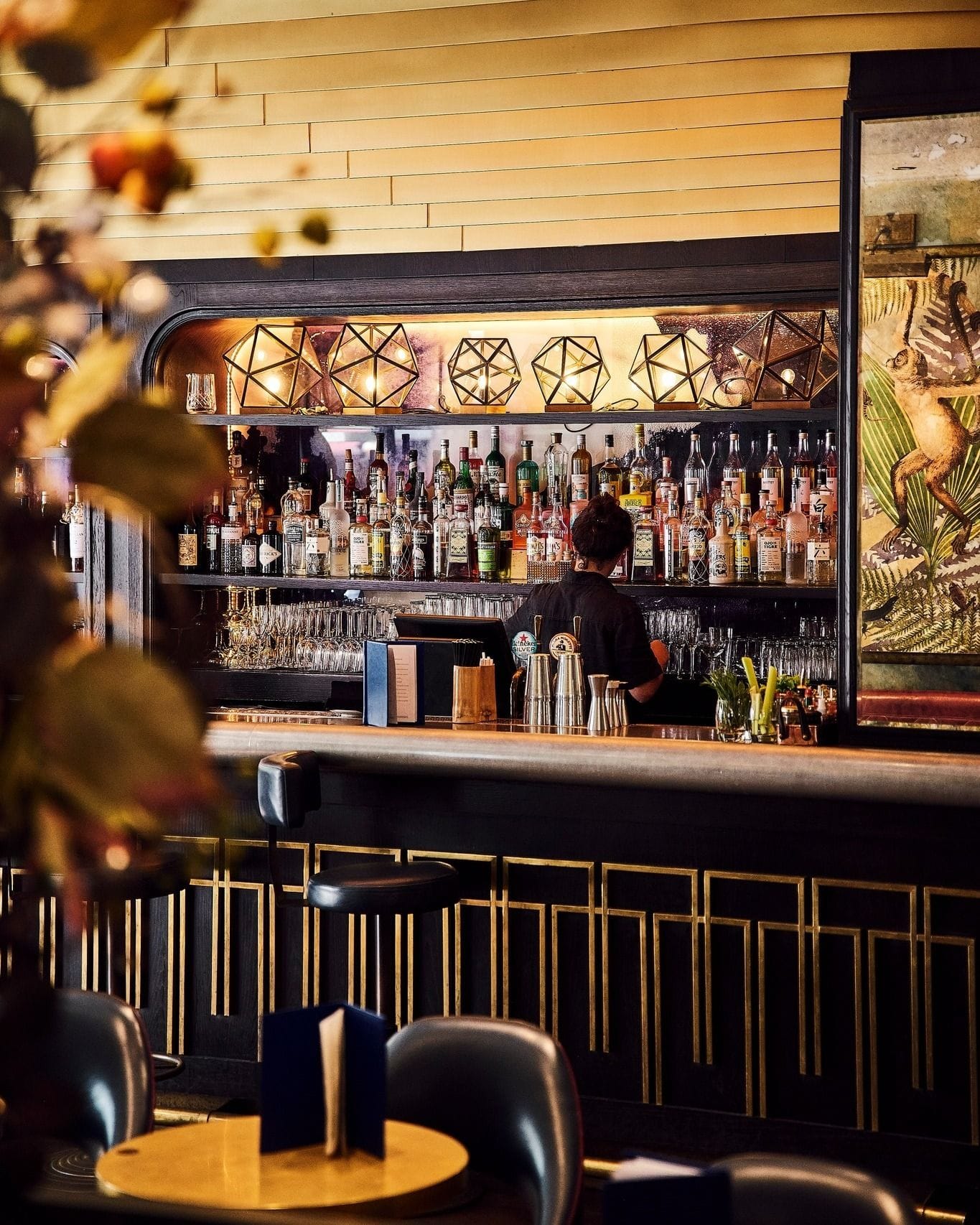 interior of the botanist chelsea london bar