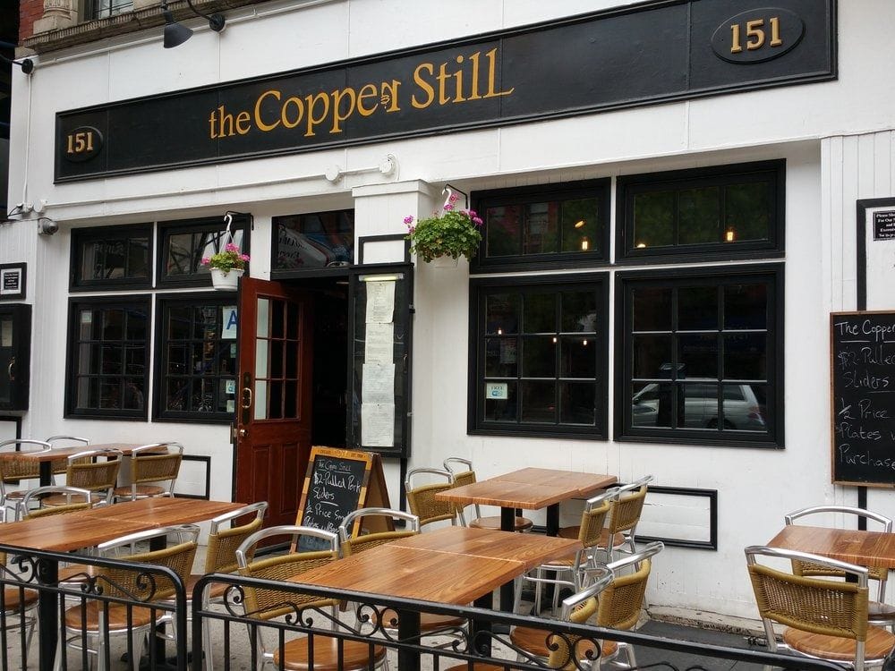 outdoor bars the copper still