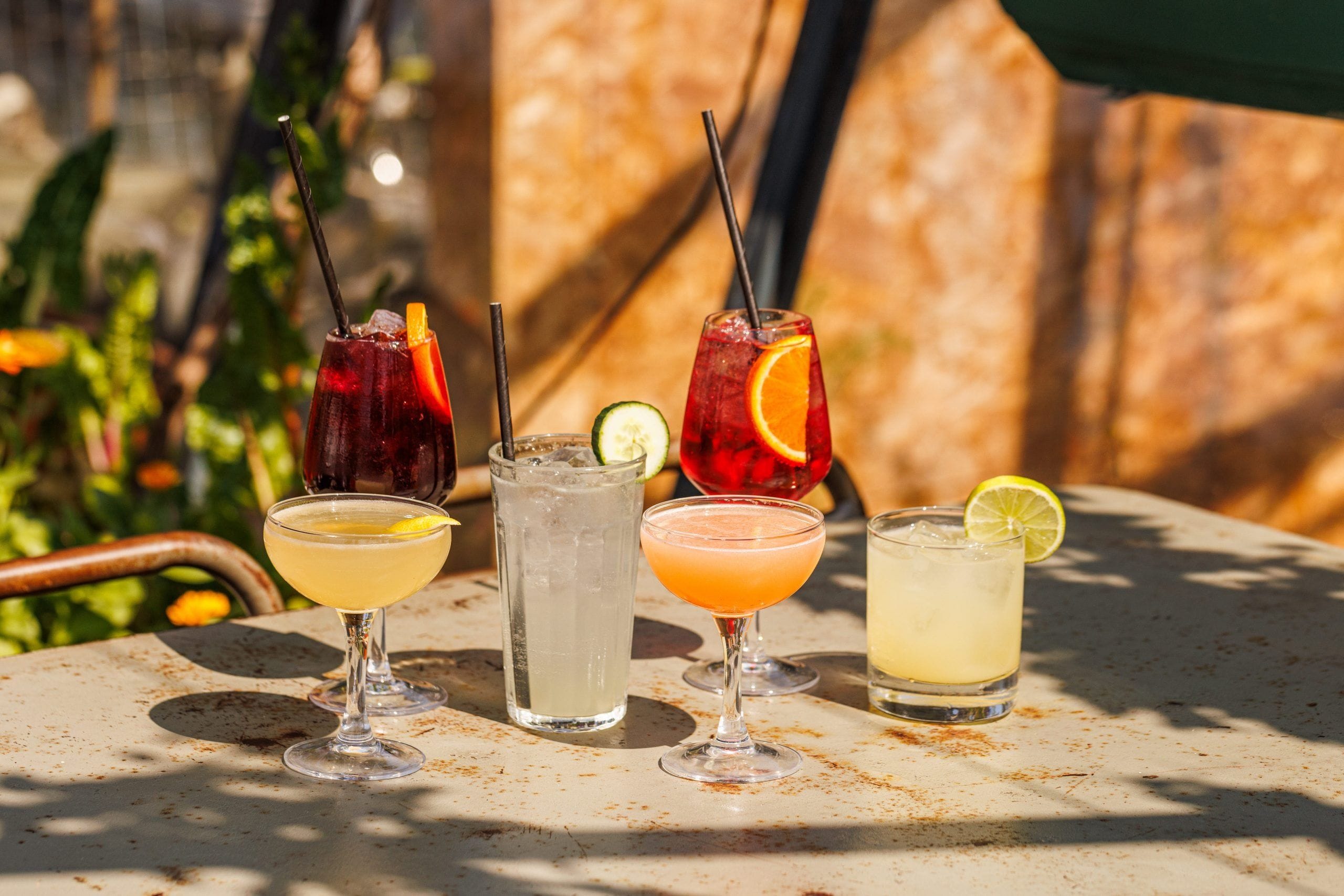 cocktails at the culpeper rooftop bar near liverpool street london