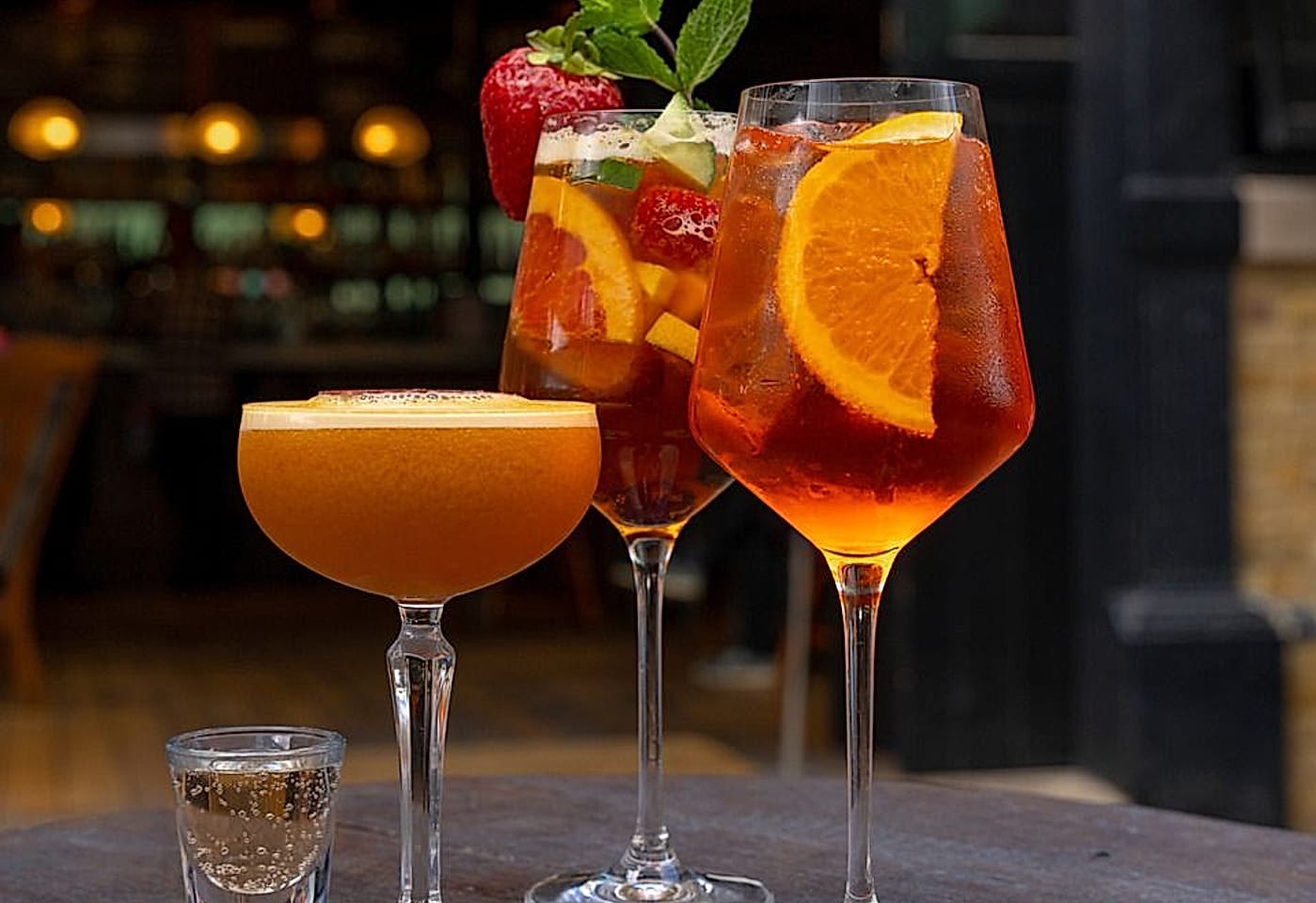 cocktails at the farrier camden bar in camden town london