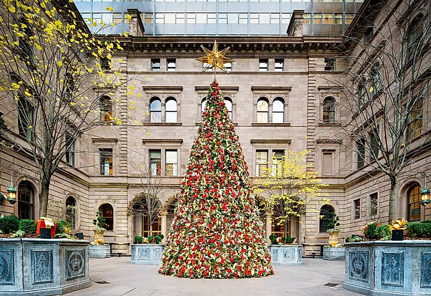 the gold room lotte palace corporate holiday party midtown nyc