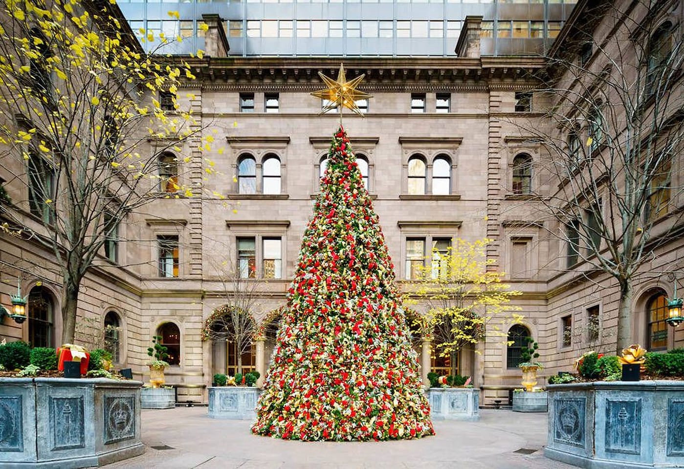 the gold room lotte palace corporate holiday party midtown nyc