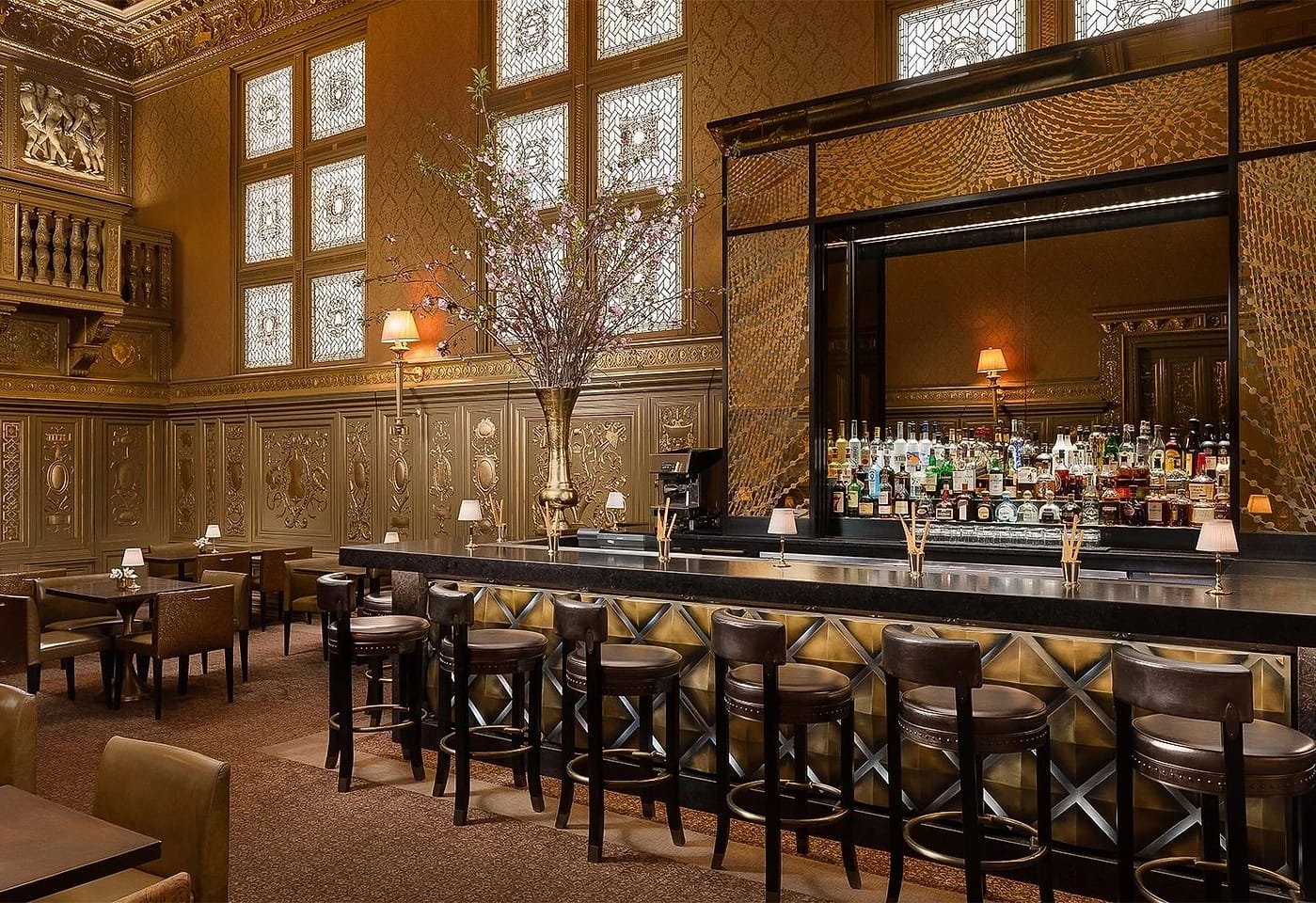 the gold room lotte palace corporate holiday party midtown nyc