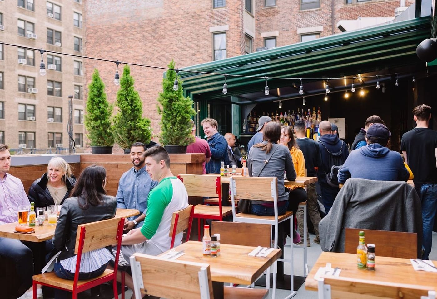 the heights bar and grill upper manhattan rooftop restaurants