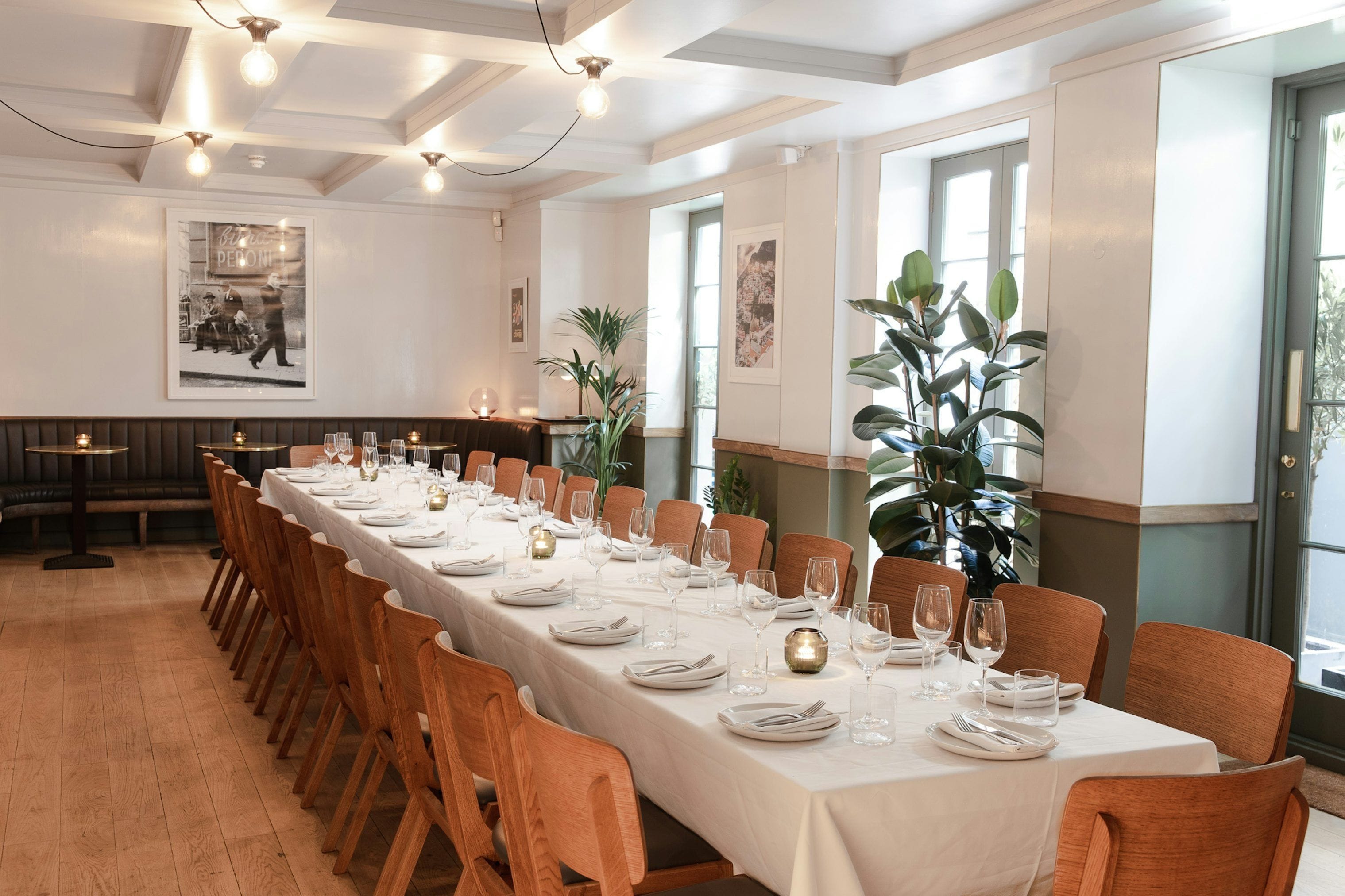 the italian greyhound marylebone private dining london
