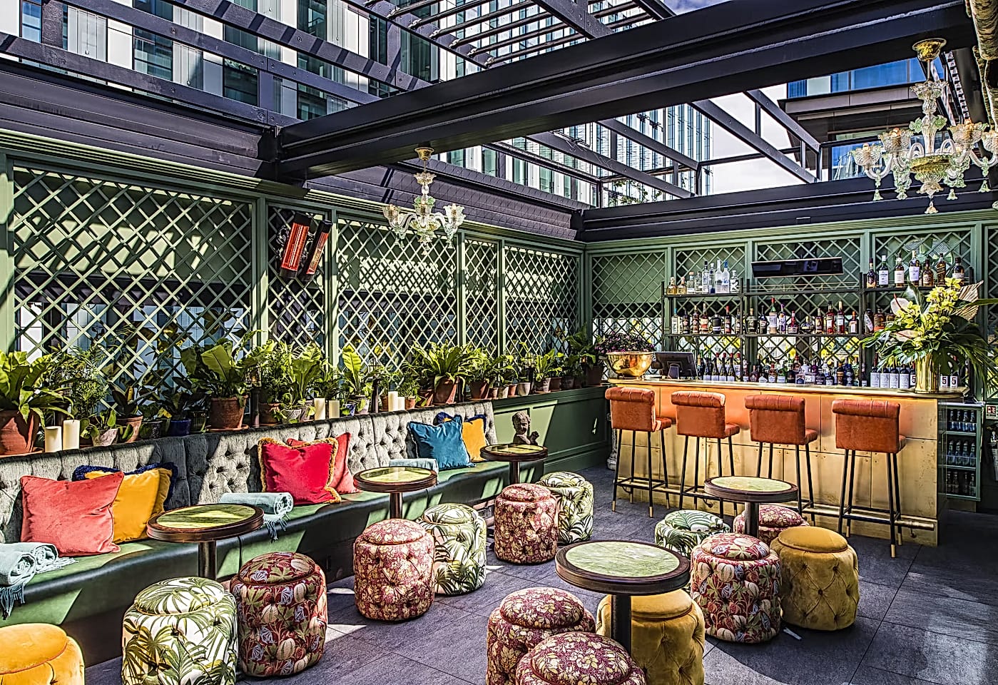 the ivy rooftop terrace manchester