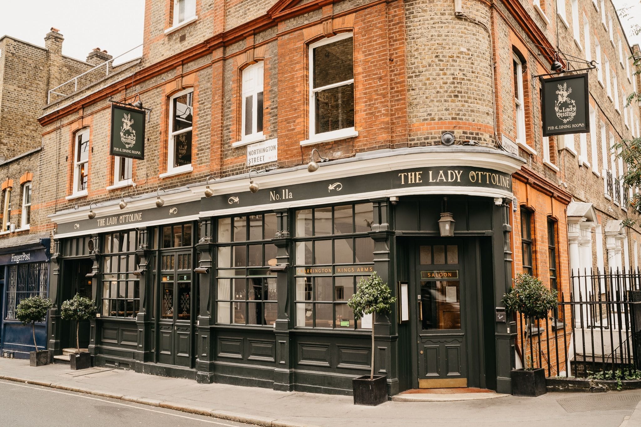 exterior of the lady ottoline bloomsbury bar