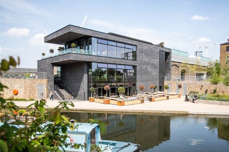 exterior of the lighterman kings cross london private dining