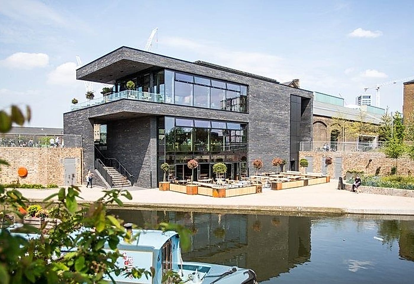 exterior of the lighterman kings cross london private dining