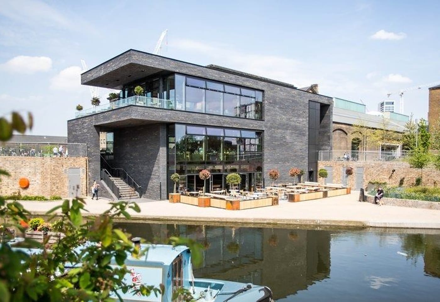 exterior of the lighterman kings cross london private dining