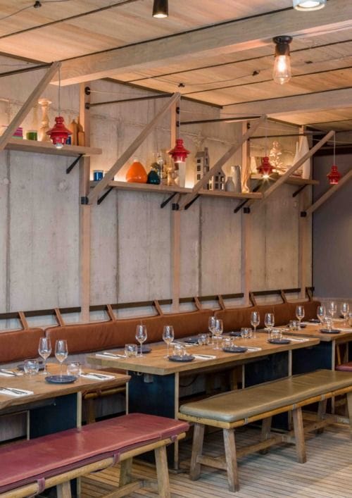 interior of the lighterman kings cross london private dining