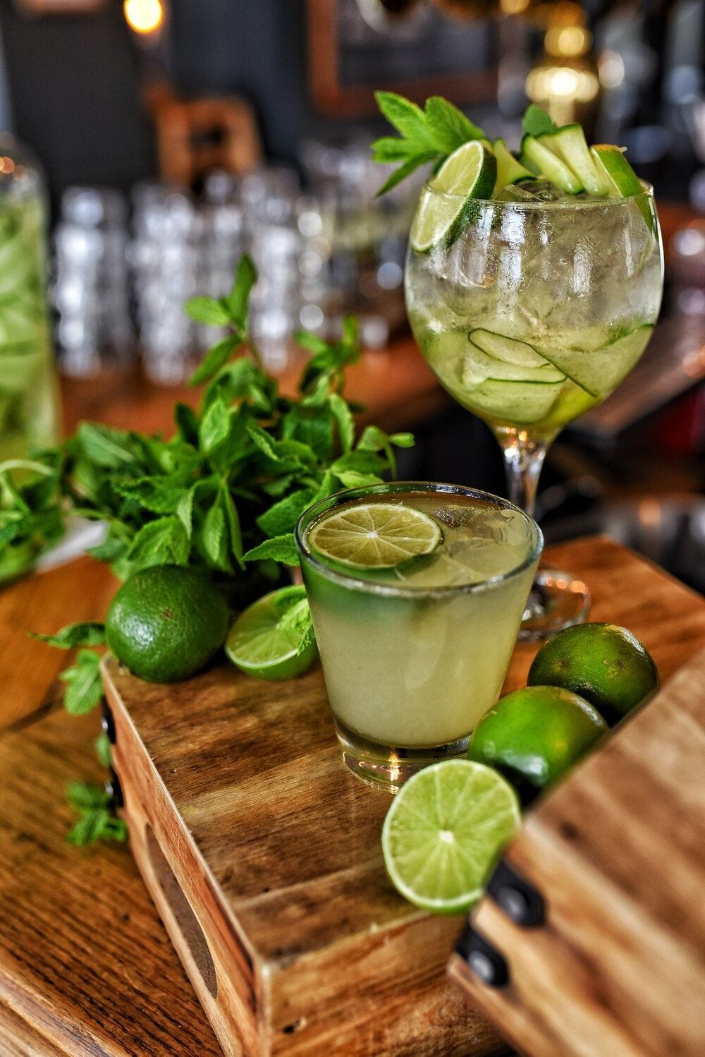 cocktail at the mitre pub in fulham london bar