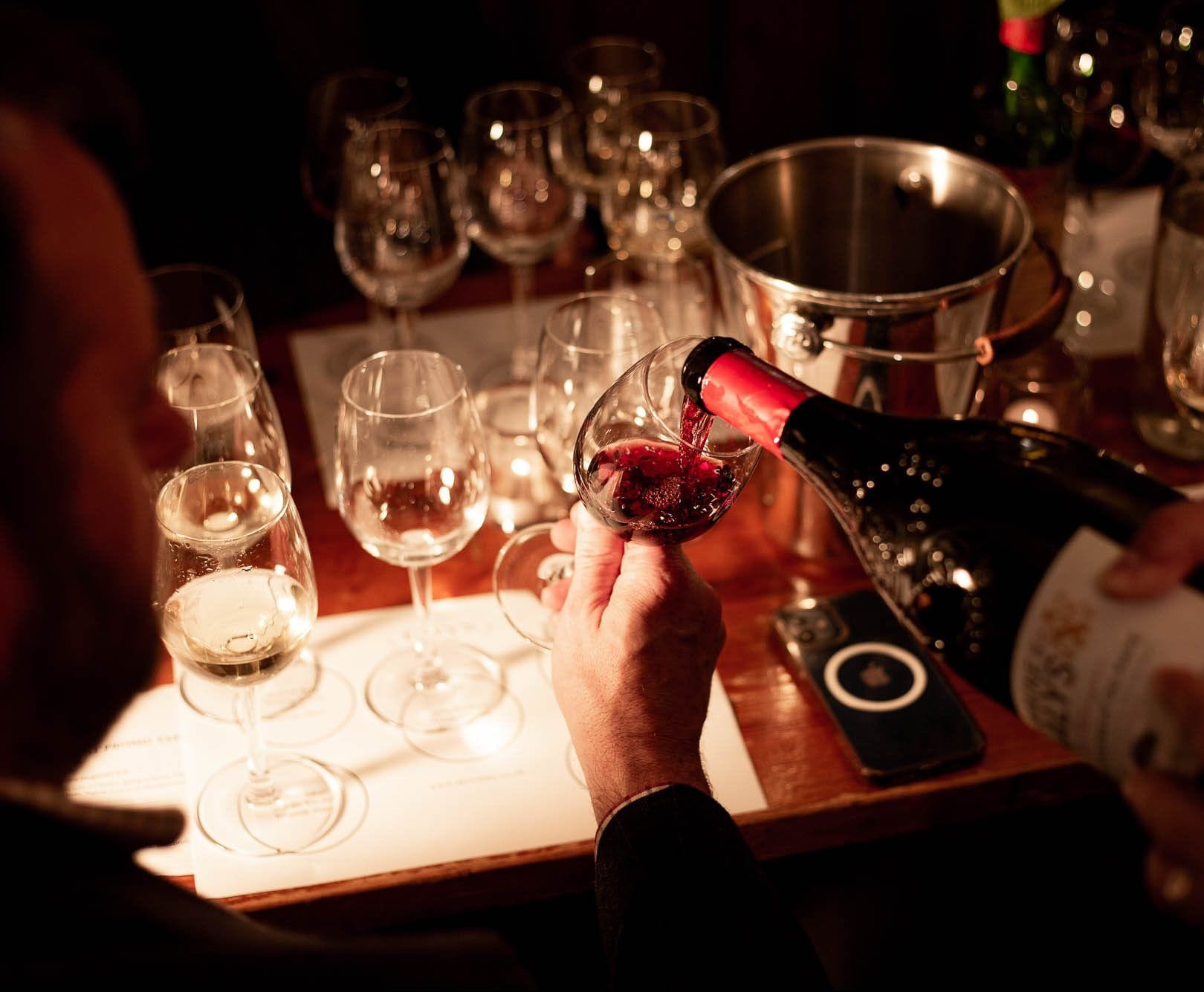 red wine at the London Bridge bar the Mug House wine bar