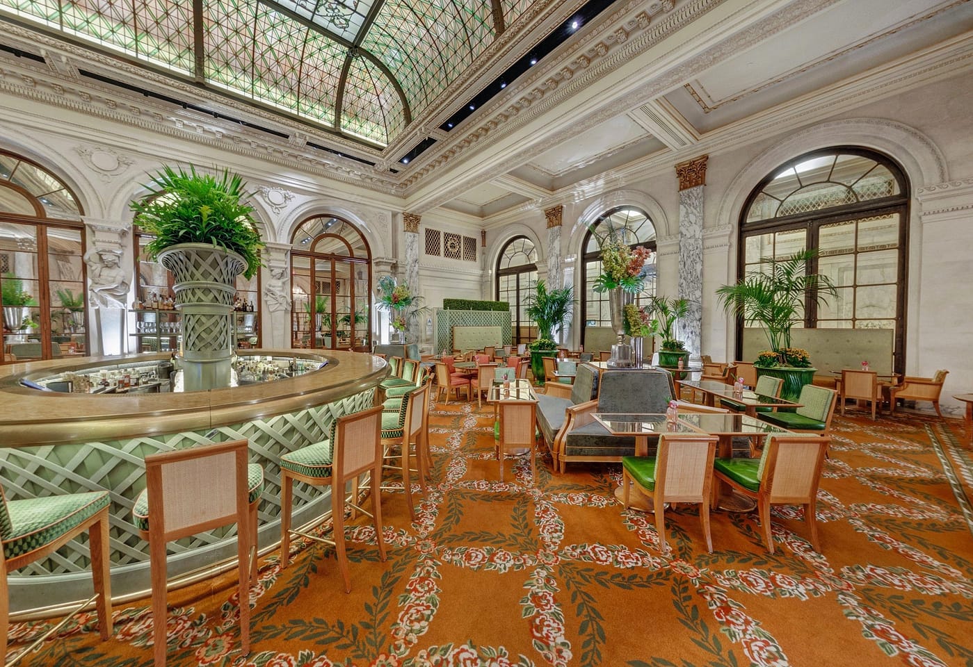 the palm court at the plaza christmas party midtown venue events nyc