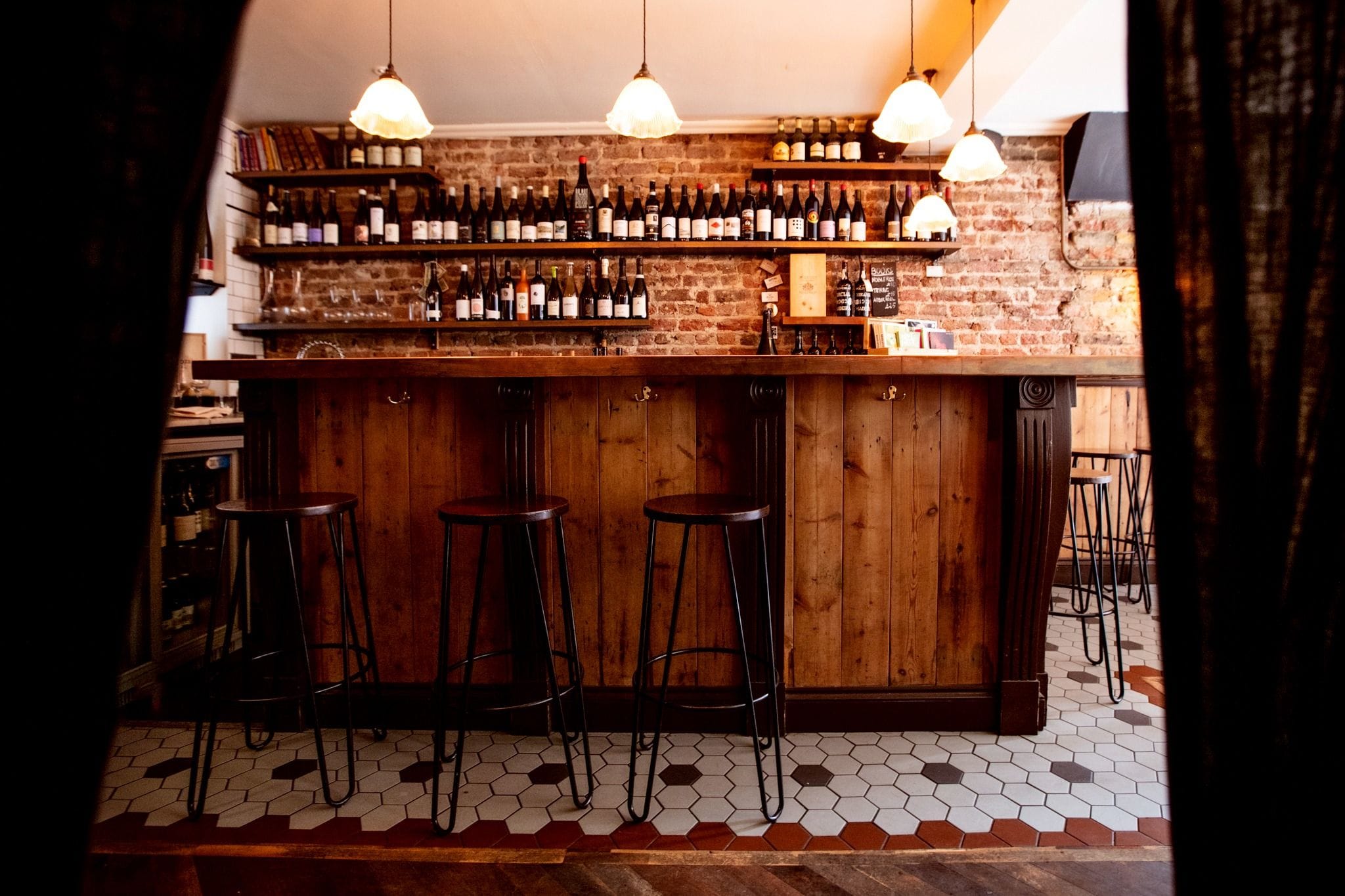 interior of the remedy wine bar in fitzrovia london bar
