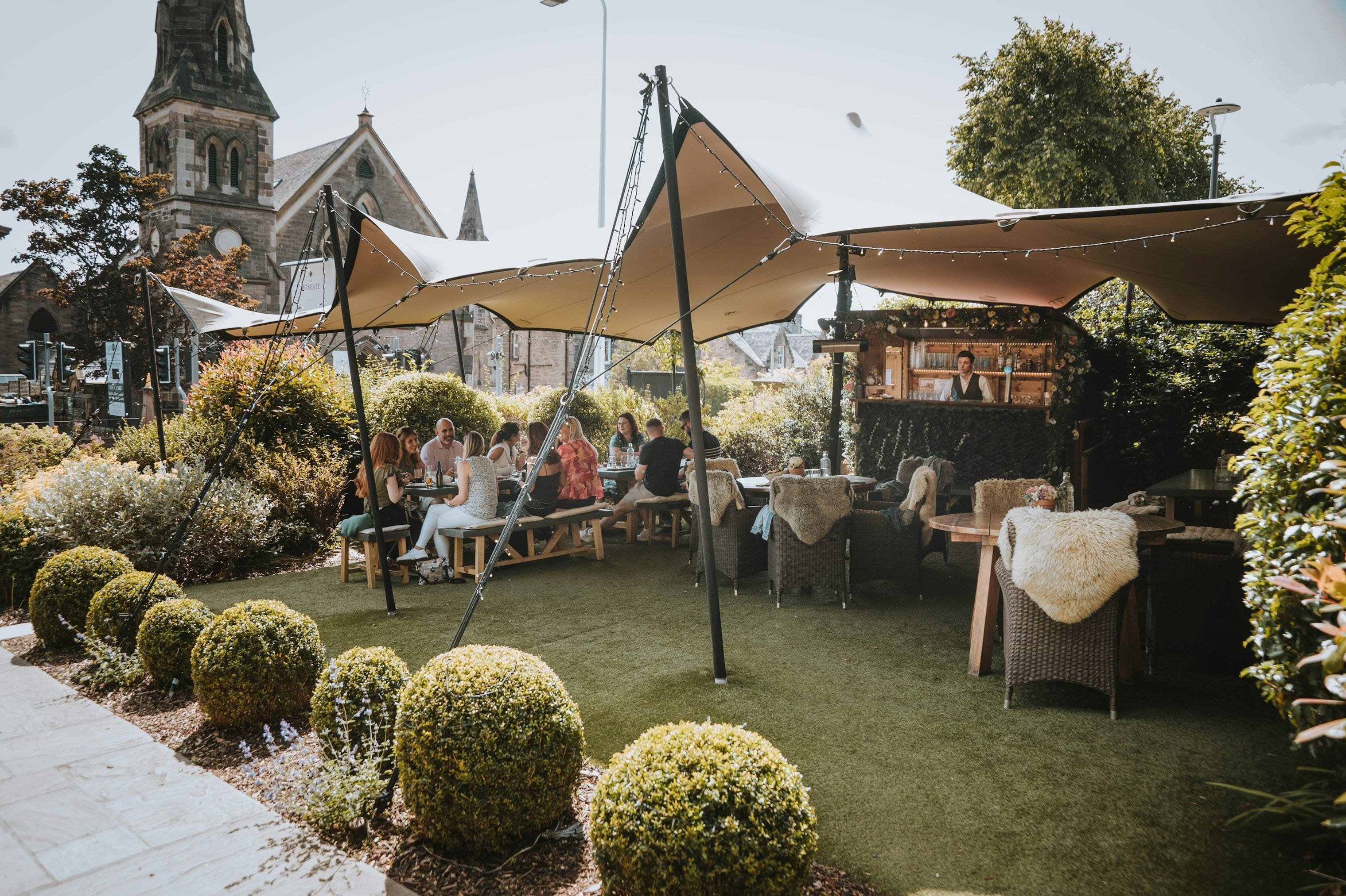 the roseate garden edinburgh