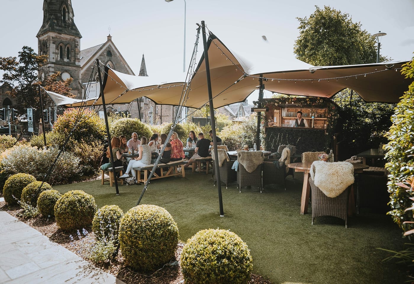 the roseate garden edinburgh