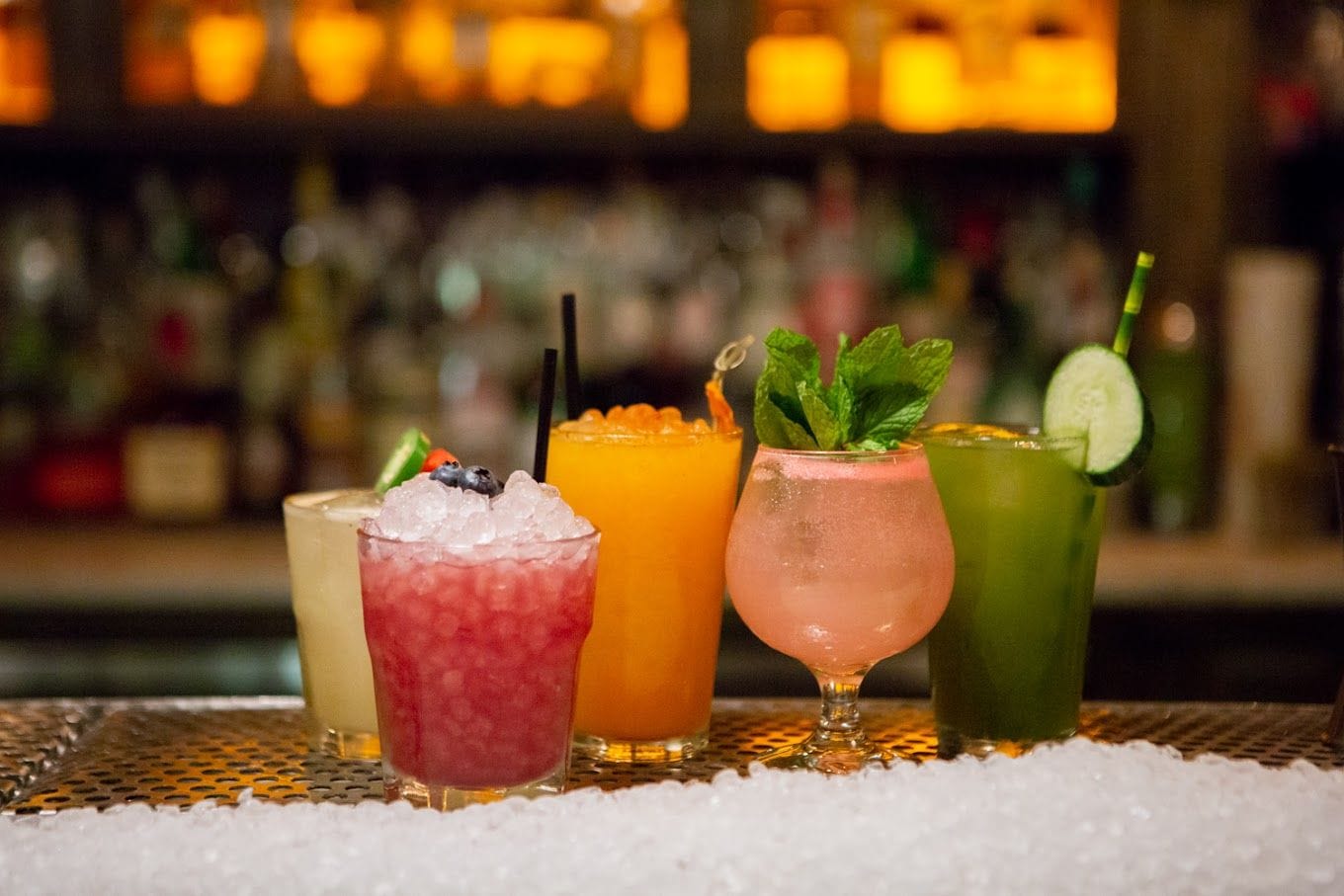 Drink offerings at The Tippler, one of the best bars in Manhattan, NYC.