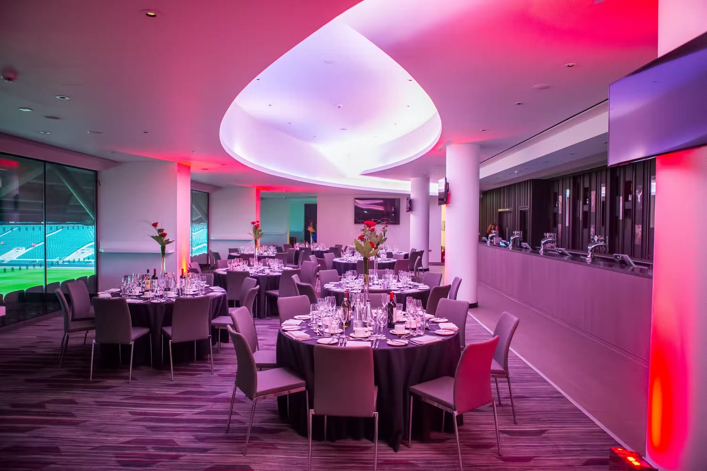 twickenham members lounge london corporate christmas party venues 1
