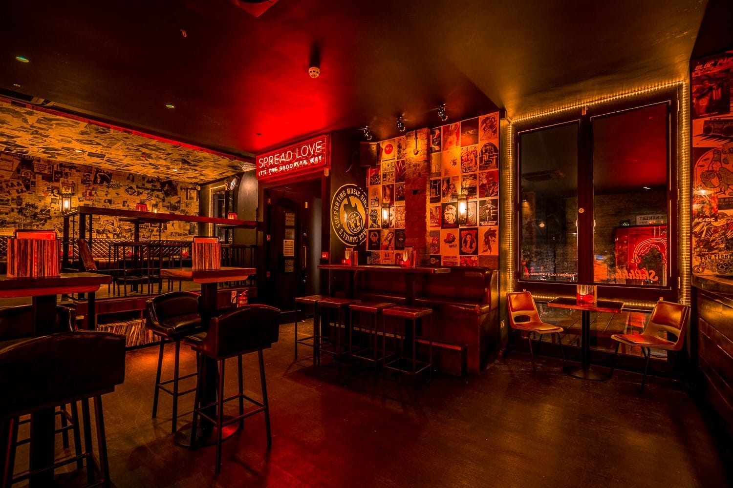 interior of venn street records clapham bar london