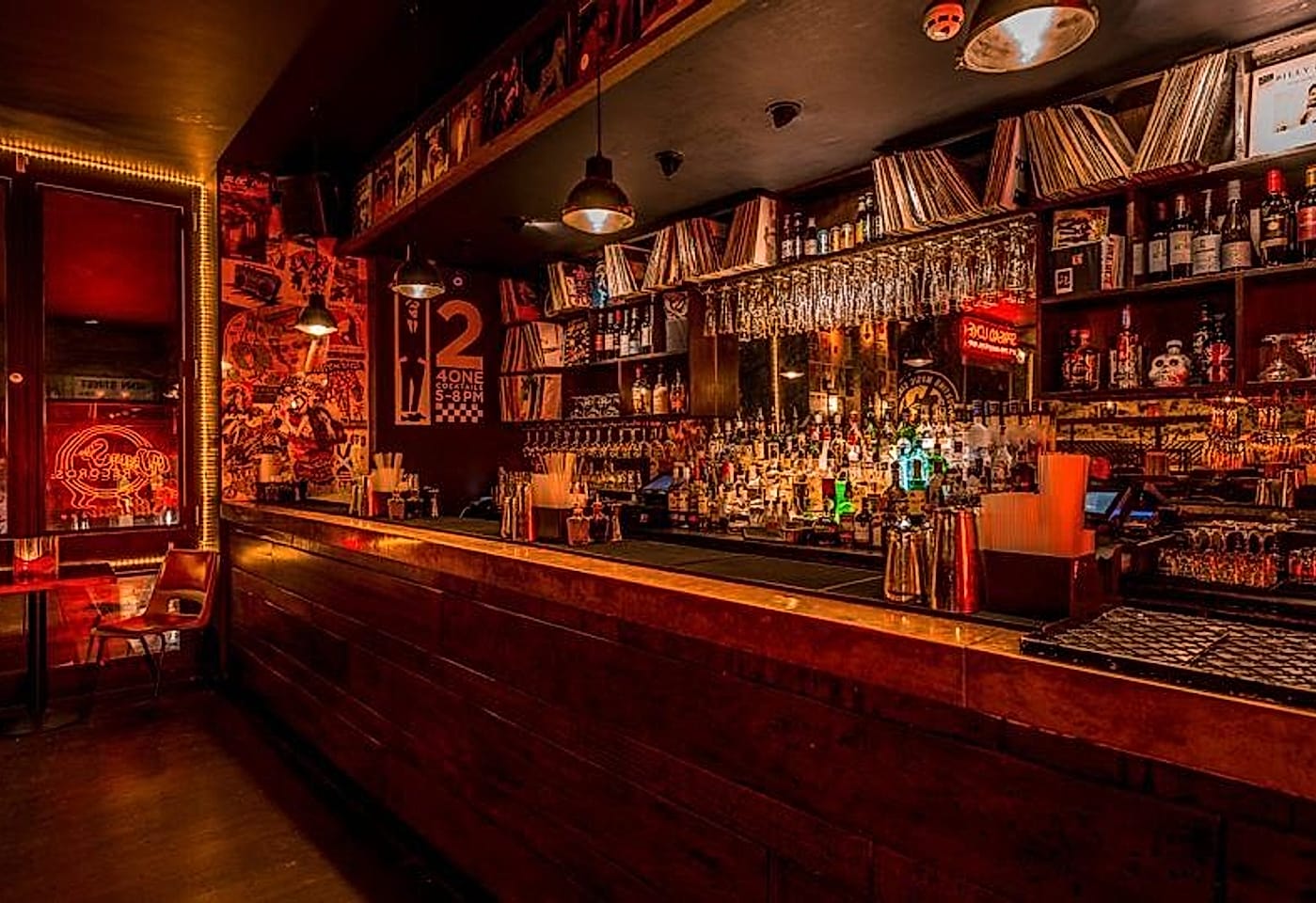 interior of venn street records clapham bar london