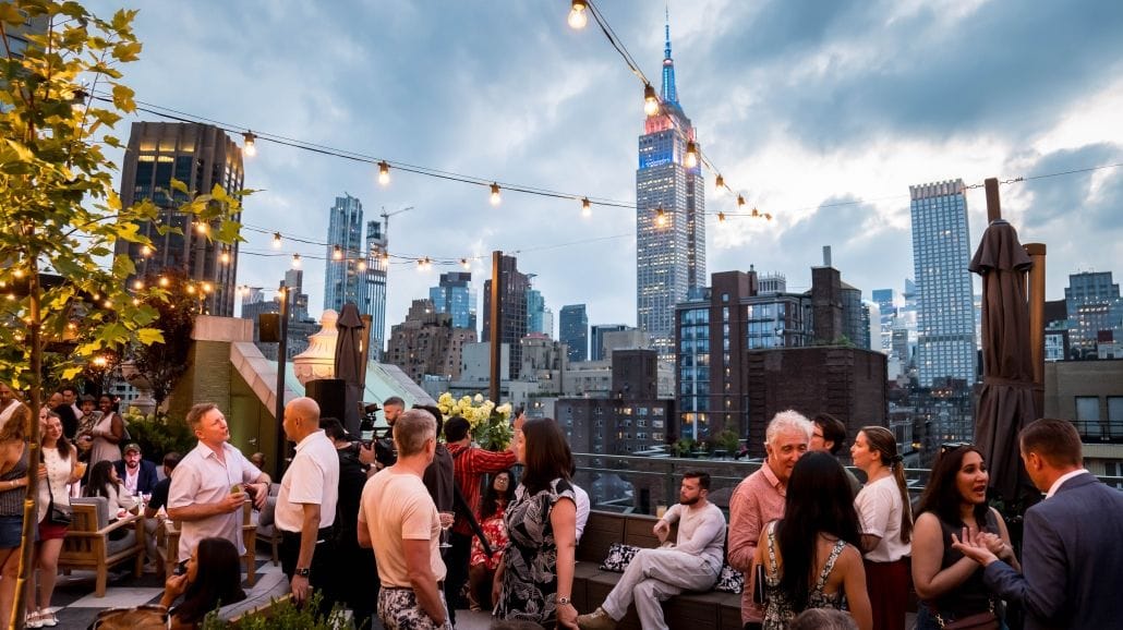 vintage green manhattan summer party venues nyc 