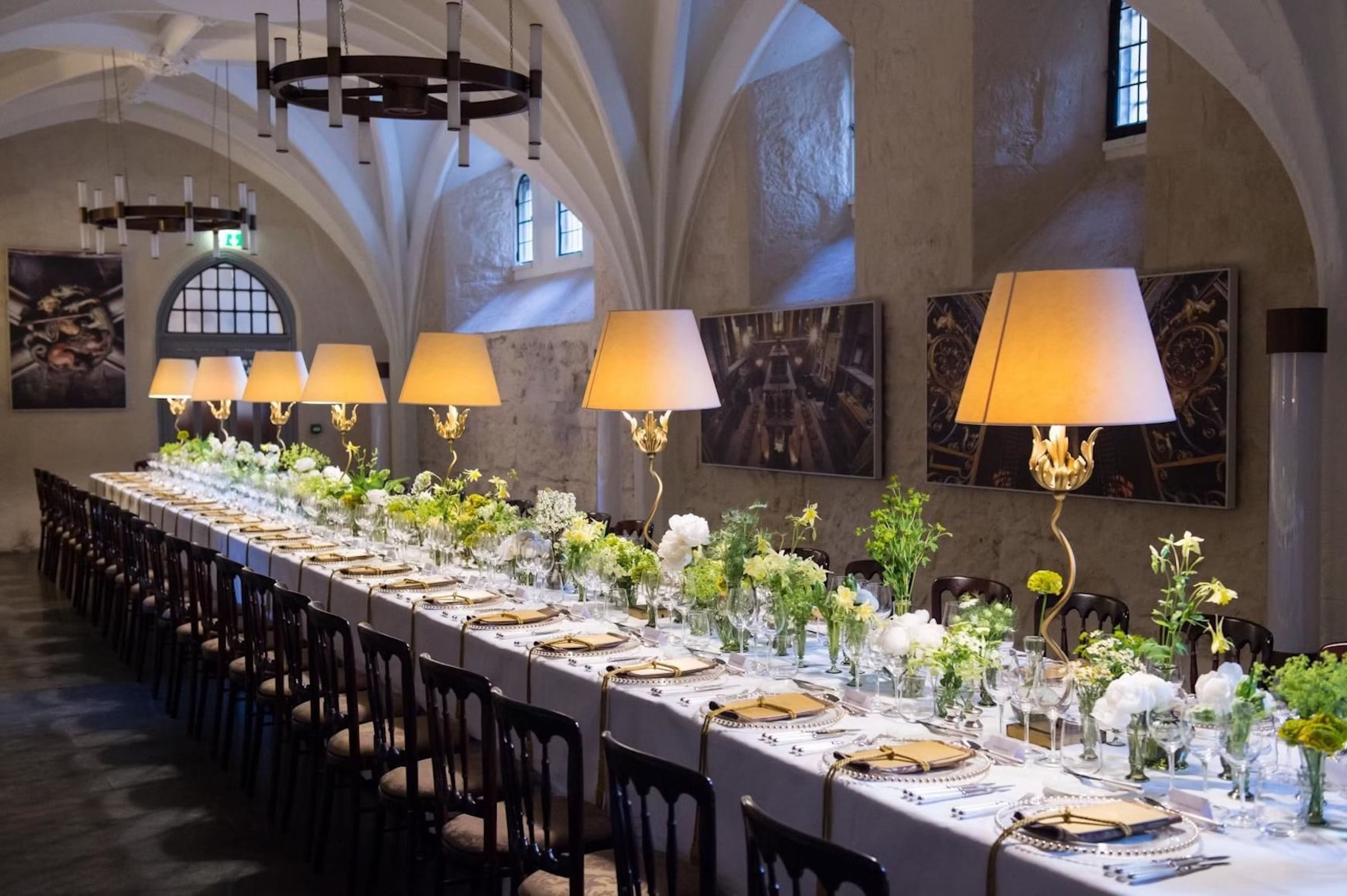 A Christmas party above the cloisters: The Cellarium at Westminster Abbey image 2