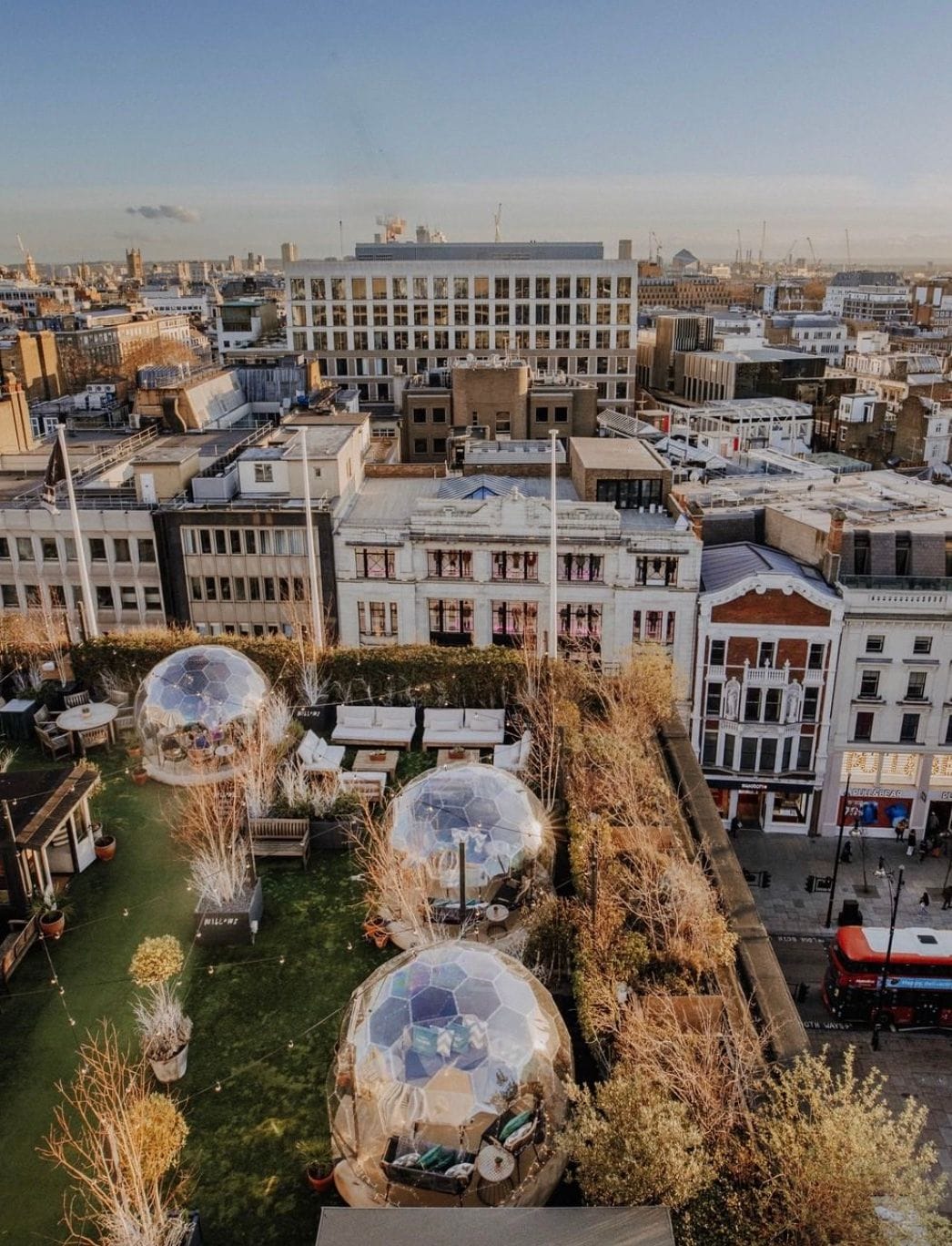 willows on the roof bar near oxford street 