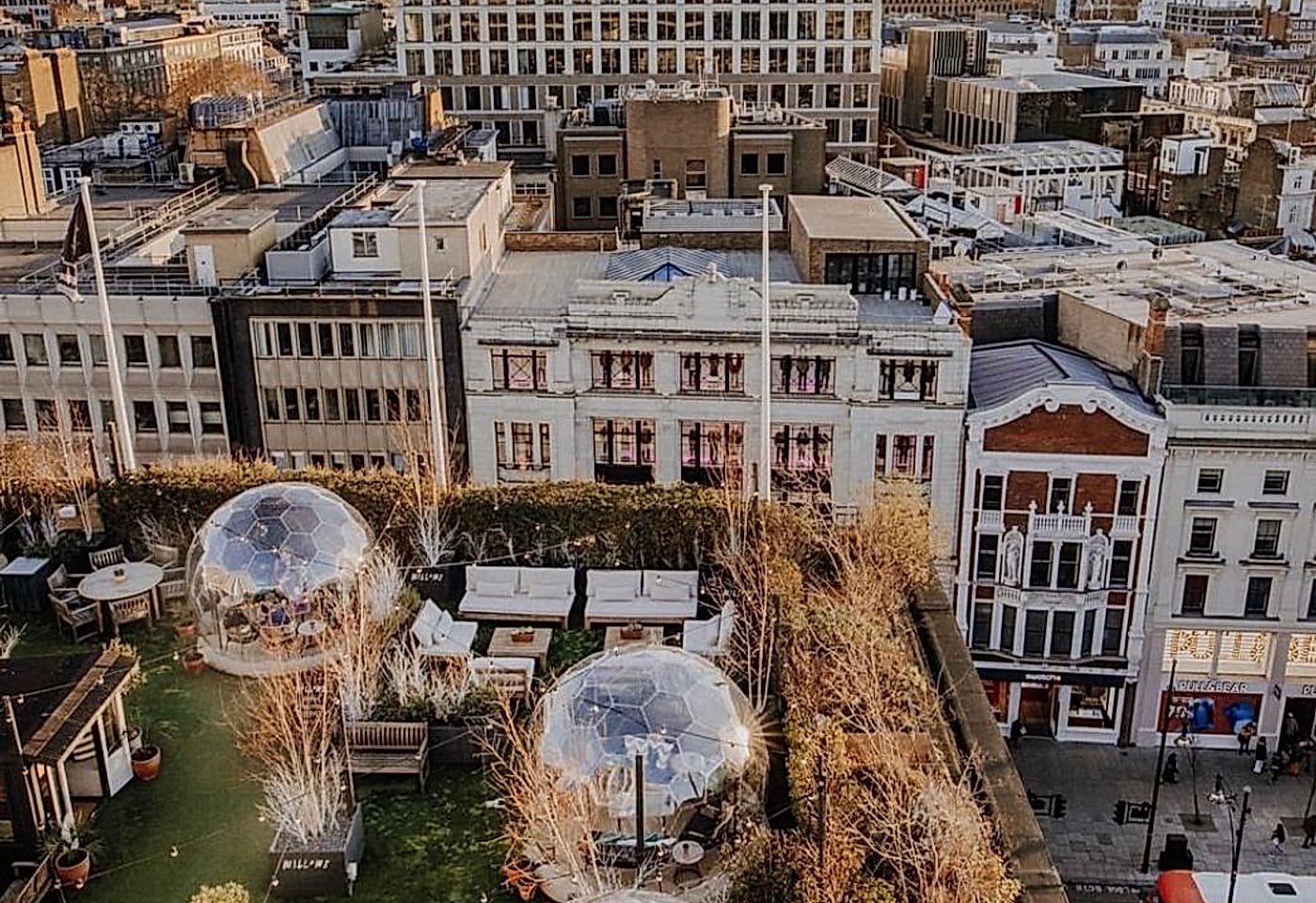 willows on the roof bar near oxford street